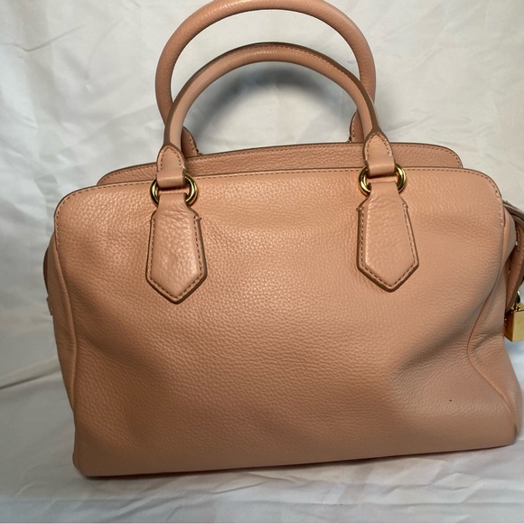 Cole Haan Dorset Leather Satchel Pink With Gold Hardwares Missing Long Strap - Picture 5 of 16